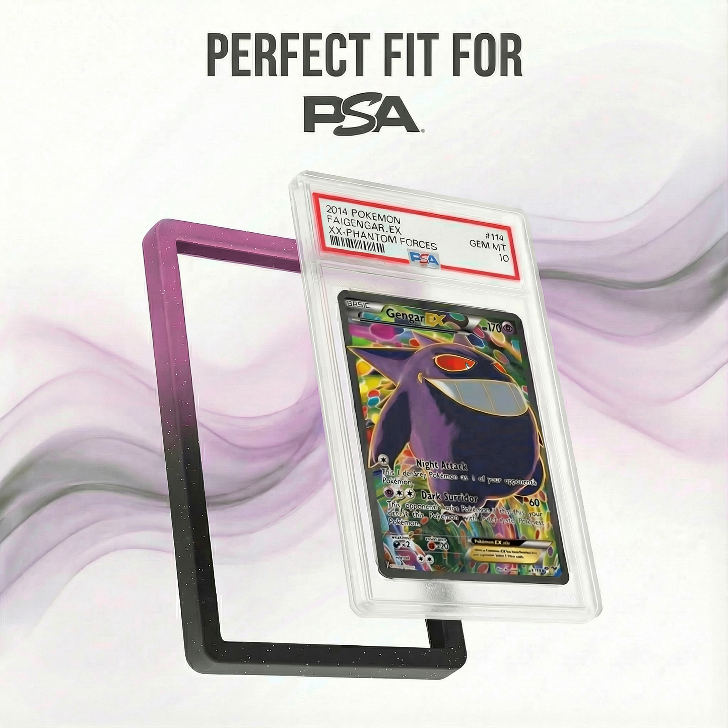 X PRO PSA Slab Protector - 12 Pack PSA Slab Guards - 4 Elemental Gradient Colors Included - Durable TPU Bumper Guards - Stackable & Secure Graded Card Guard