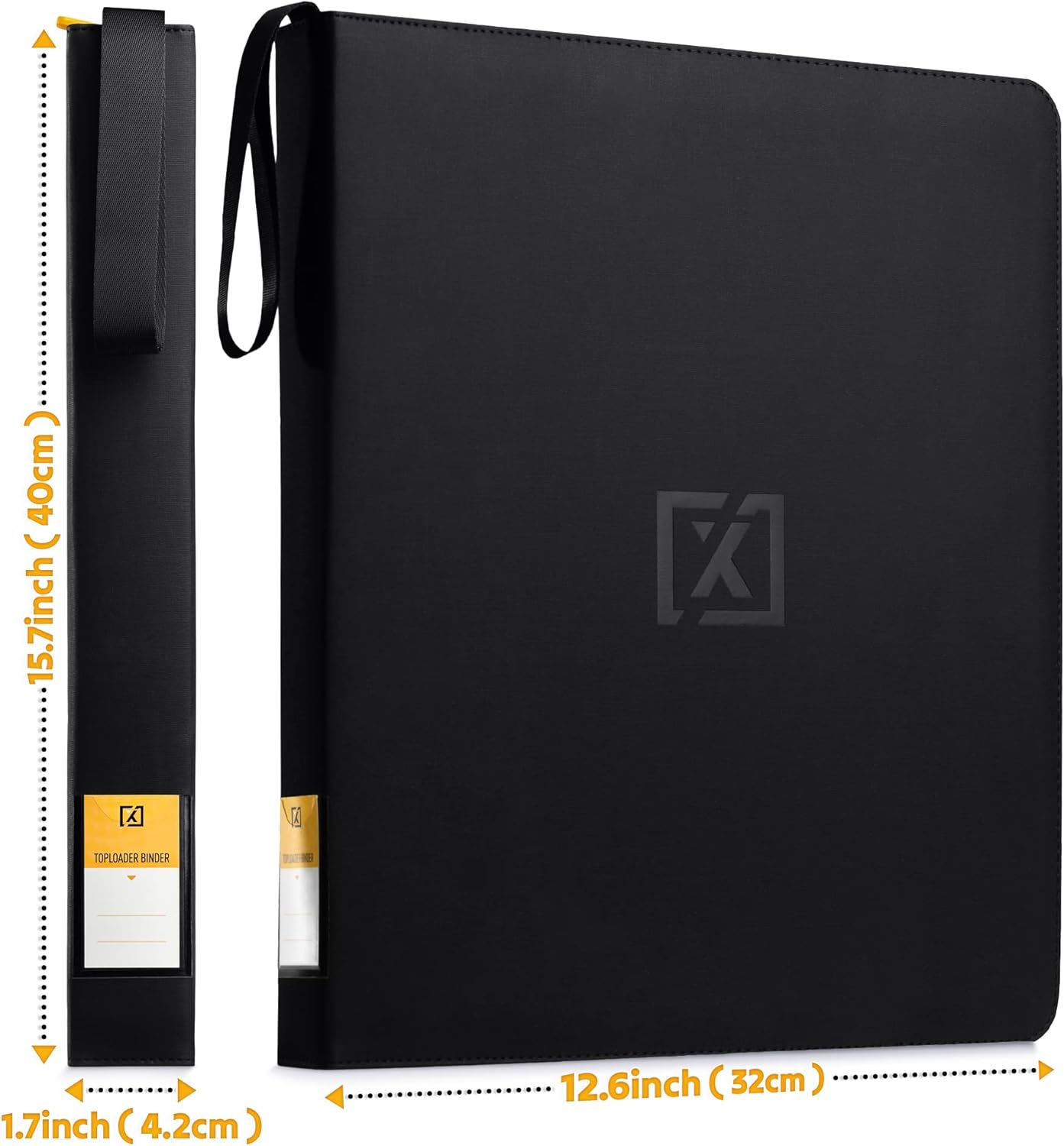 Toploader Binder | Holds 252 Toploaders | 20 Toploaders INCLUDED | 9-Pocket | Ringless Double-Sided Pockets