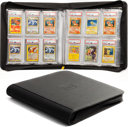 Graded Card Binder - Holds 60 Graded Slabs, Suitable for PSA and CGC S X PRO Graded Card Binder - Holds 60 Graded Slabs, Suitable for PSA and CGC S X PRO
