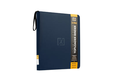Blue Toploader Binder – Holds 252 Toploaders | 20 Toploaders Included
