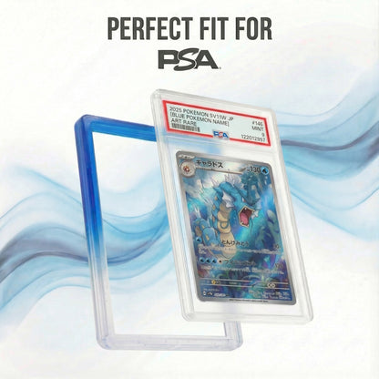 X PRO PSA Slab Protector - 12 Pack PSA Slab Guards - 4 Gem Gradient Colors Included - Durable TPU Bumper Guards - Stackable & Secure Graded Card Guard